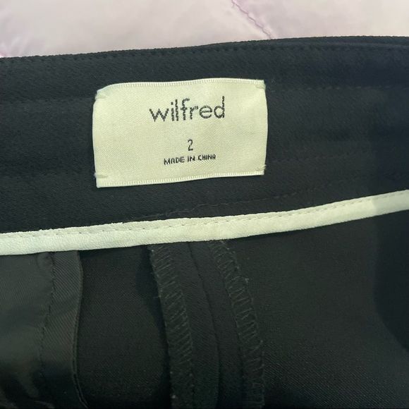 Artizia Wilfred exergue ribbon silk trimmed tie up ribbon shorts size 2 - Picture 6 of 8